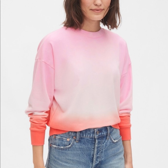 GAP Tops - Gap - Cropped Ombré Sweatshirt